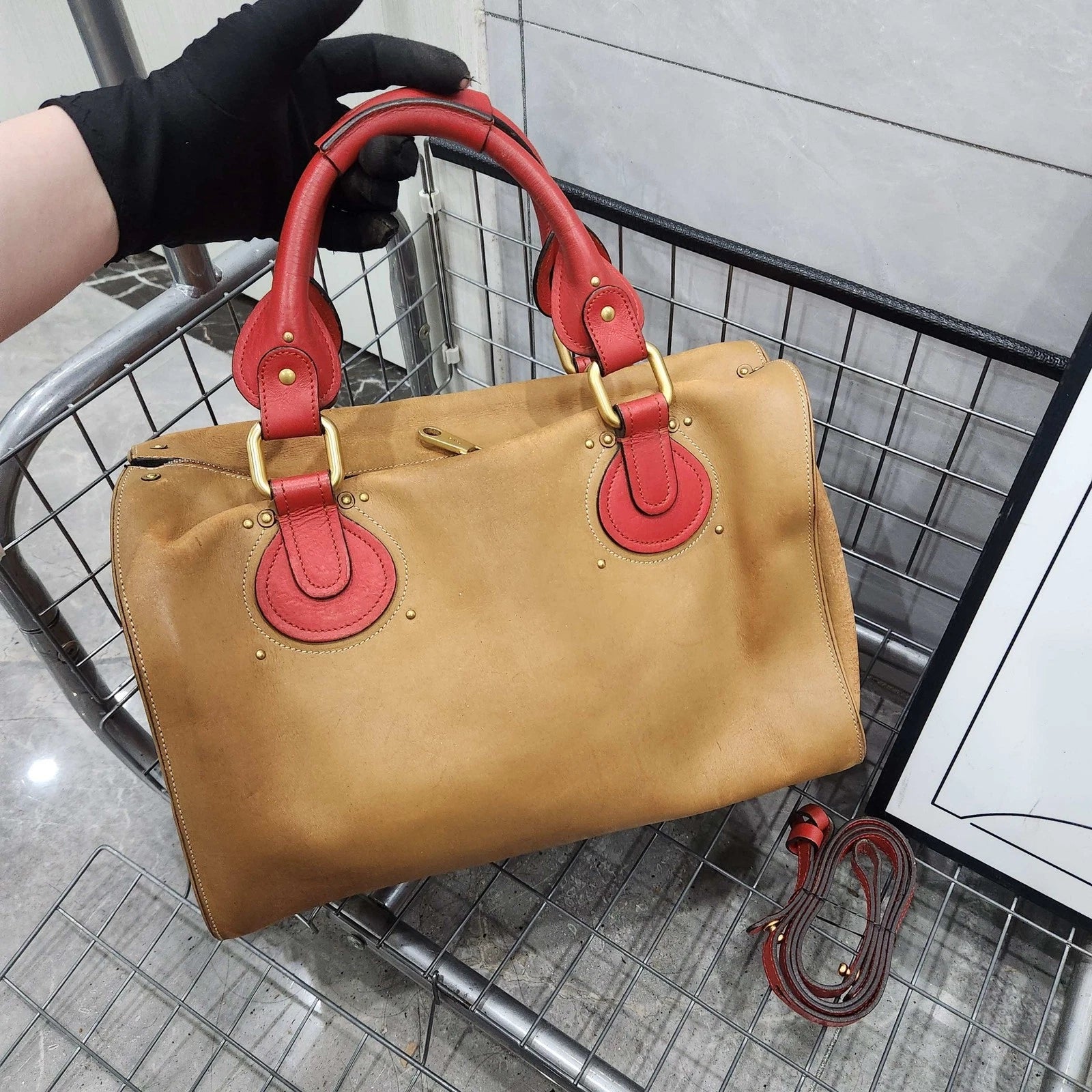 Chloe Vintage Boston Handbag For Women