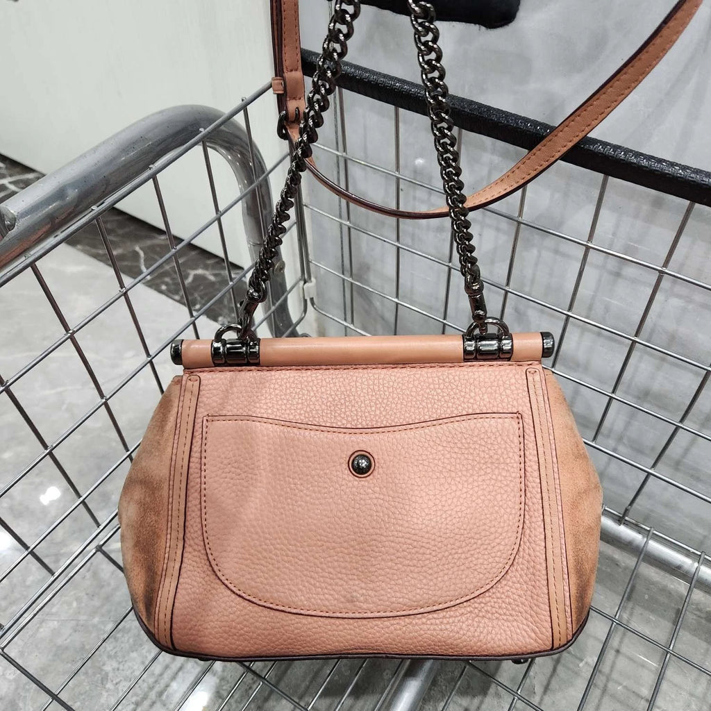 Coach Canvas Tote Shoulder Bag For Women