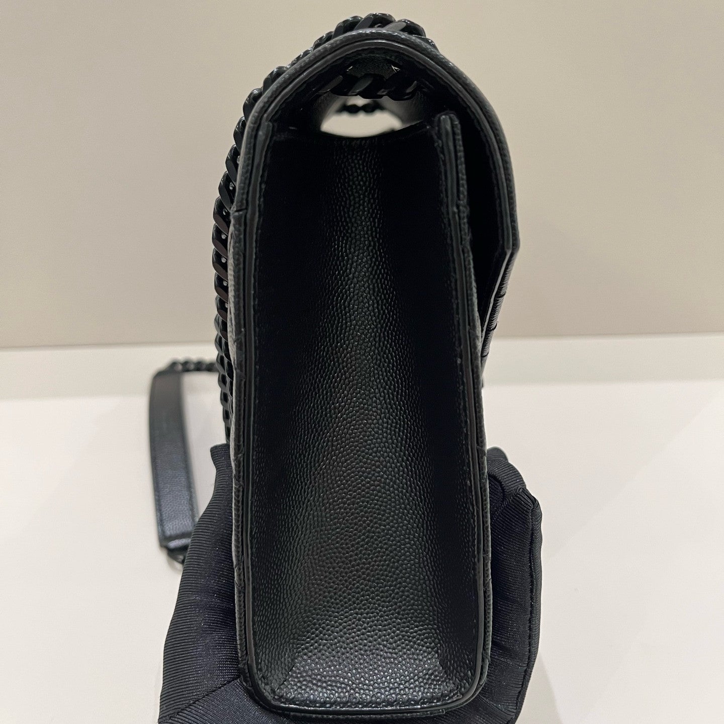 Saint Laurent Black Envelope Chain Shoulder Bag Classic Women's