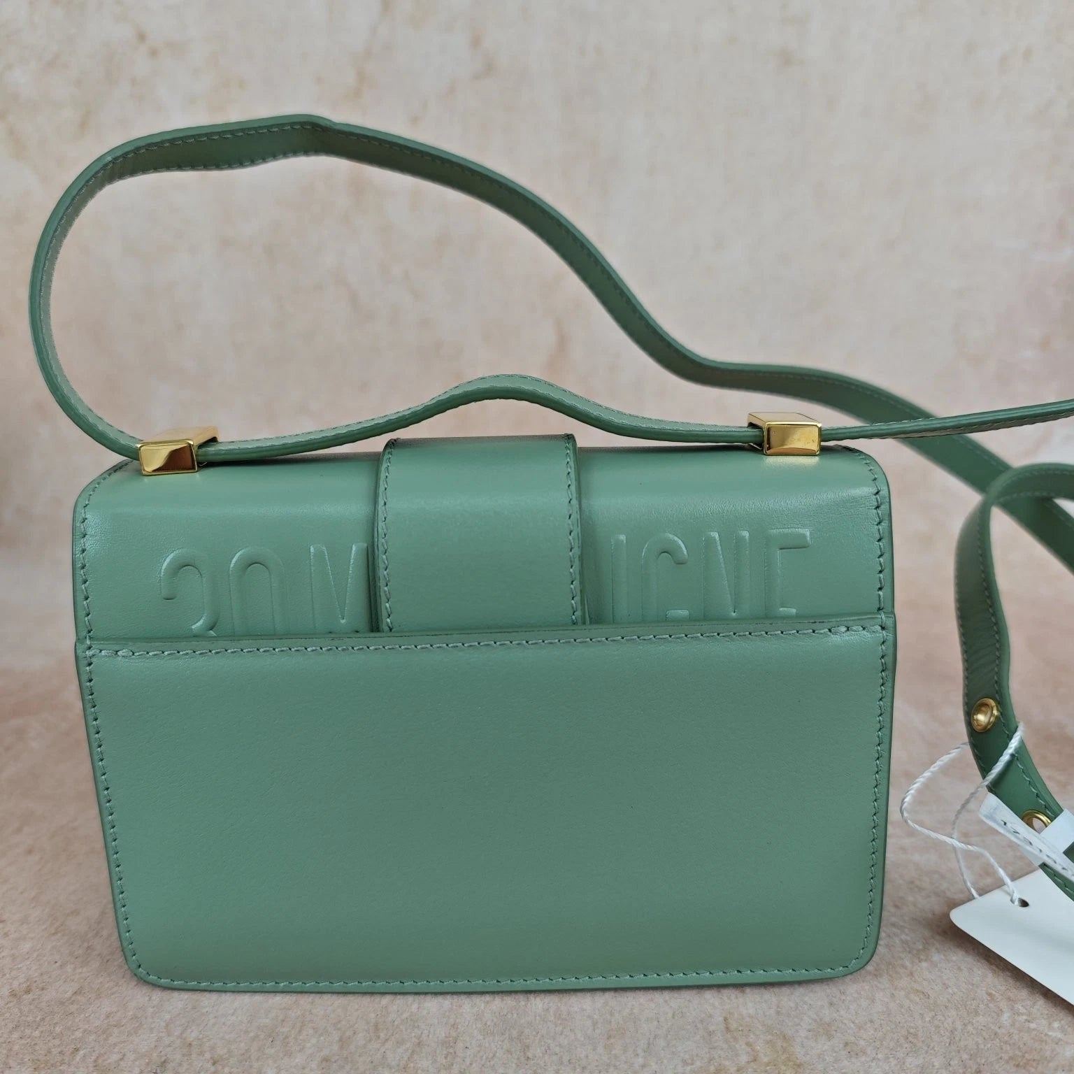 Dior Green Calfskin Montaigne30 Shoulder Crossbody Bag For Women
