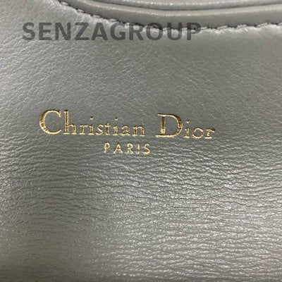 Dior White Gold Wallet Clutch Women's Fashion Classic Handbag