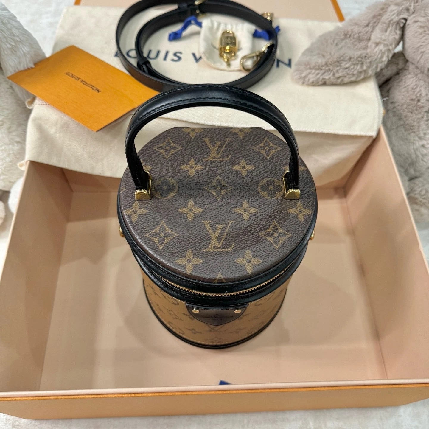 New Louis Vuitton Cannes Canvas Bucket Bag For Women