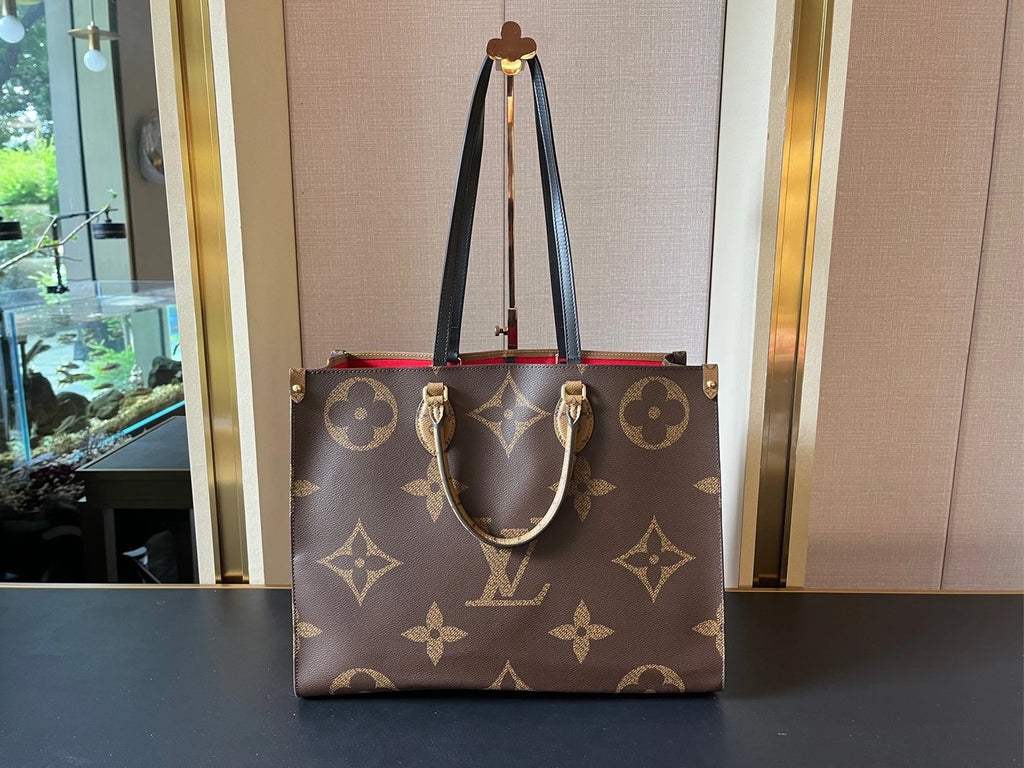Louis Vuitton Brown Monogram Large OnTheGo Tote Bag For Women