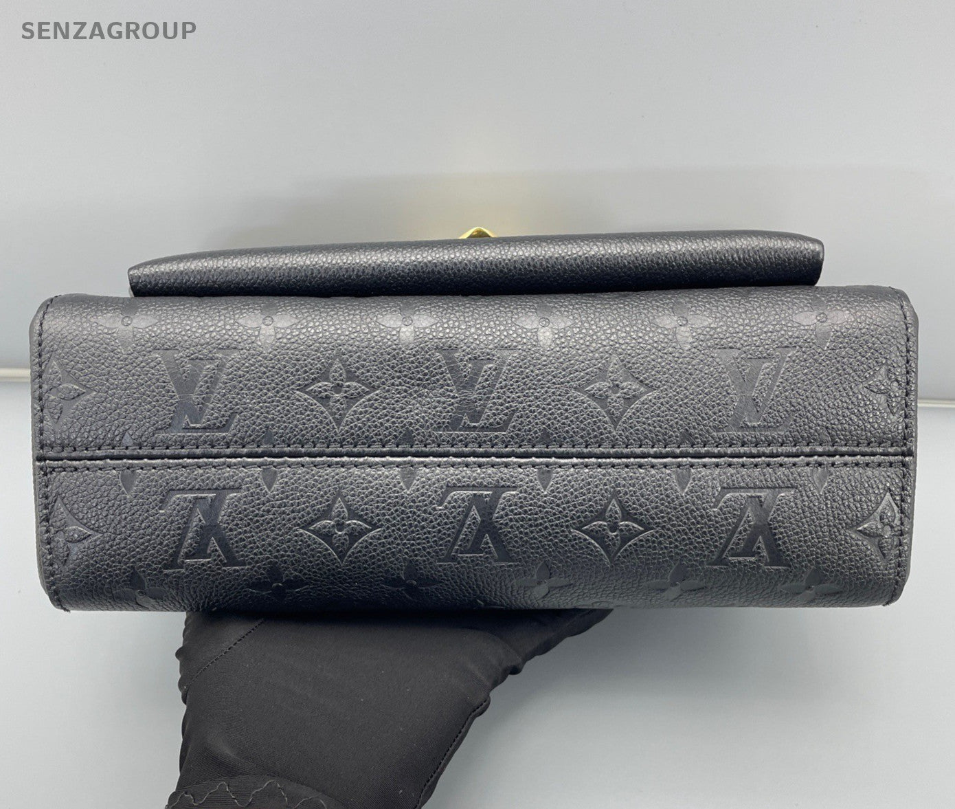 Louis Vuitton Vavin MM Black Monogram Chain Shoulder Bag Women Classic