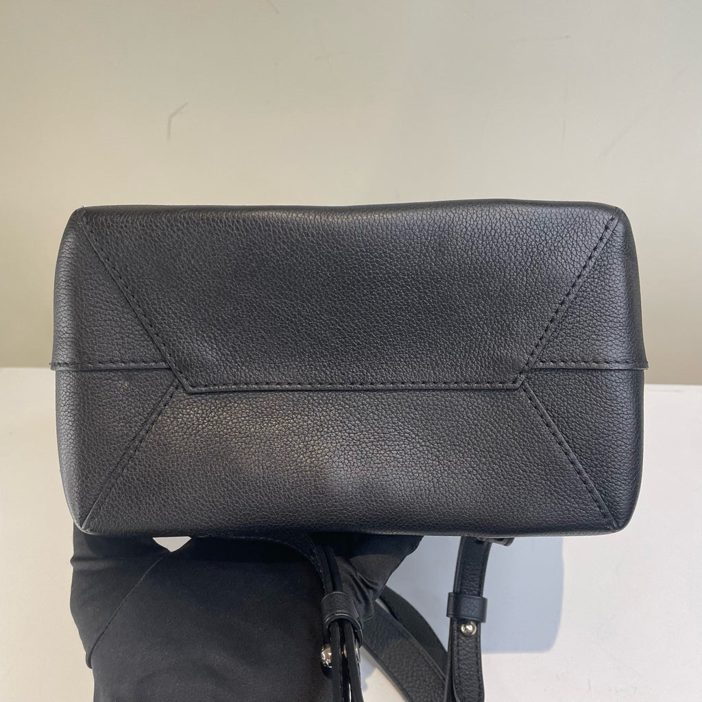 Louis Vuitton Lockme Backpack Black Silver Unisex Adults Classic