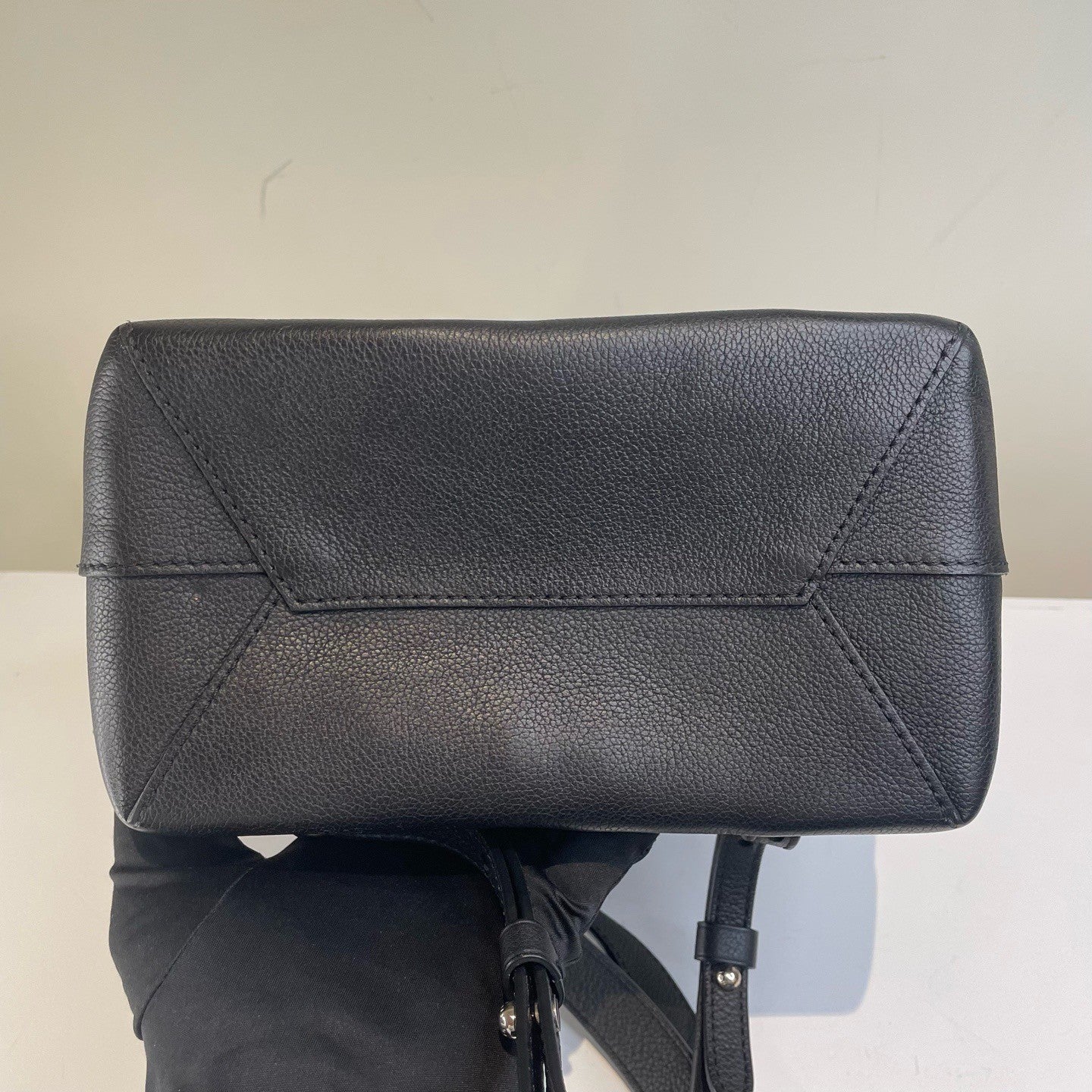 Louis Vuitton Lockme Backpack Black Silver Unisex Adults Classic