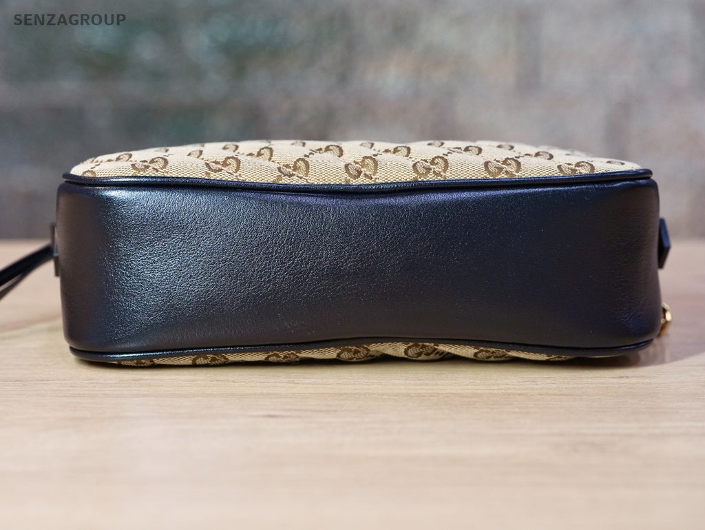 GUCCI GG Monogram Classic Camera bag GM Crossbody Canvas