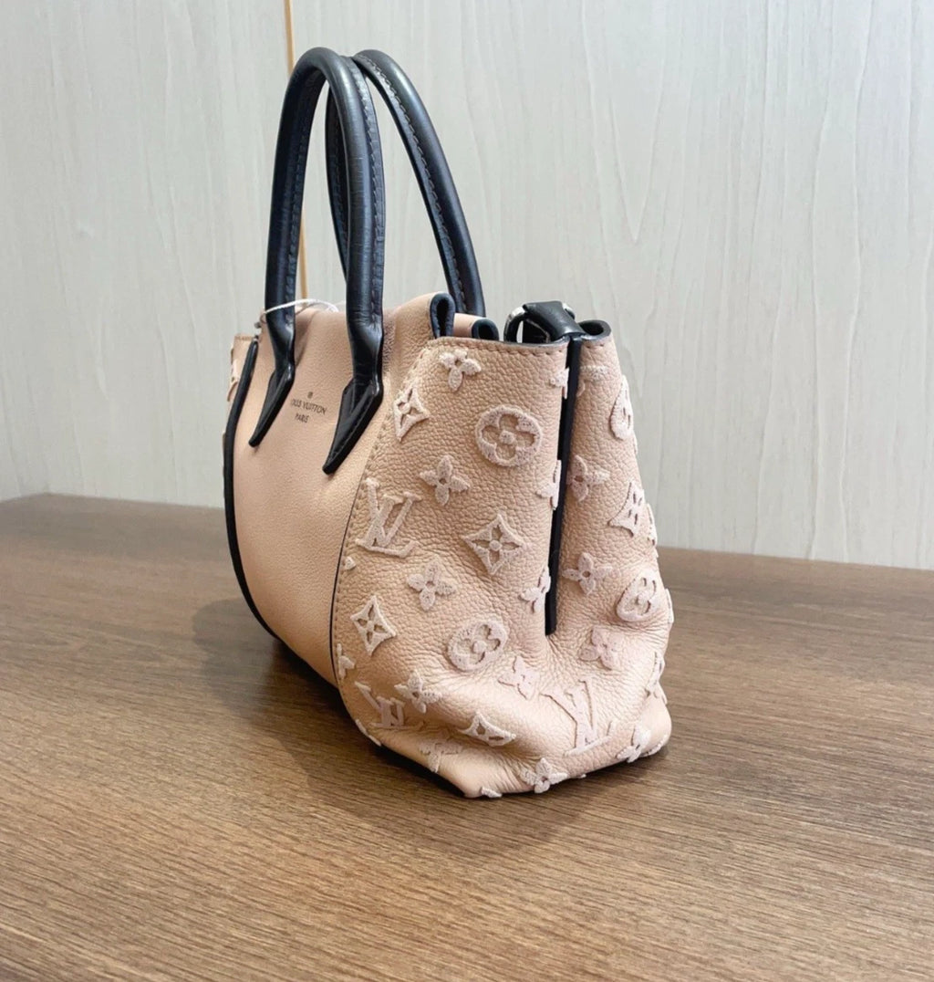 Louis Vuitton Lockit Monogram Calfskin Top Handle Bag Shoulder Bag Women