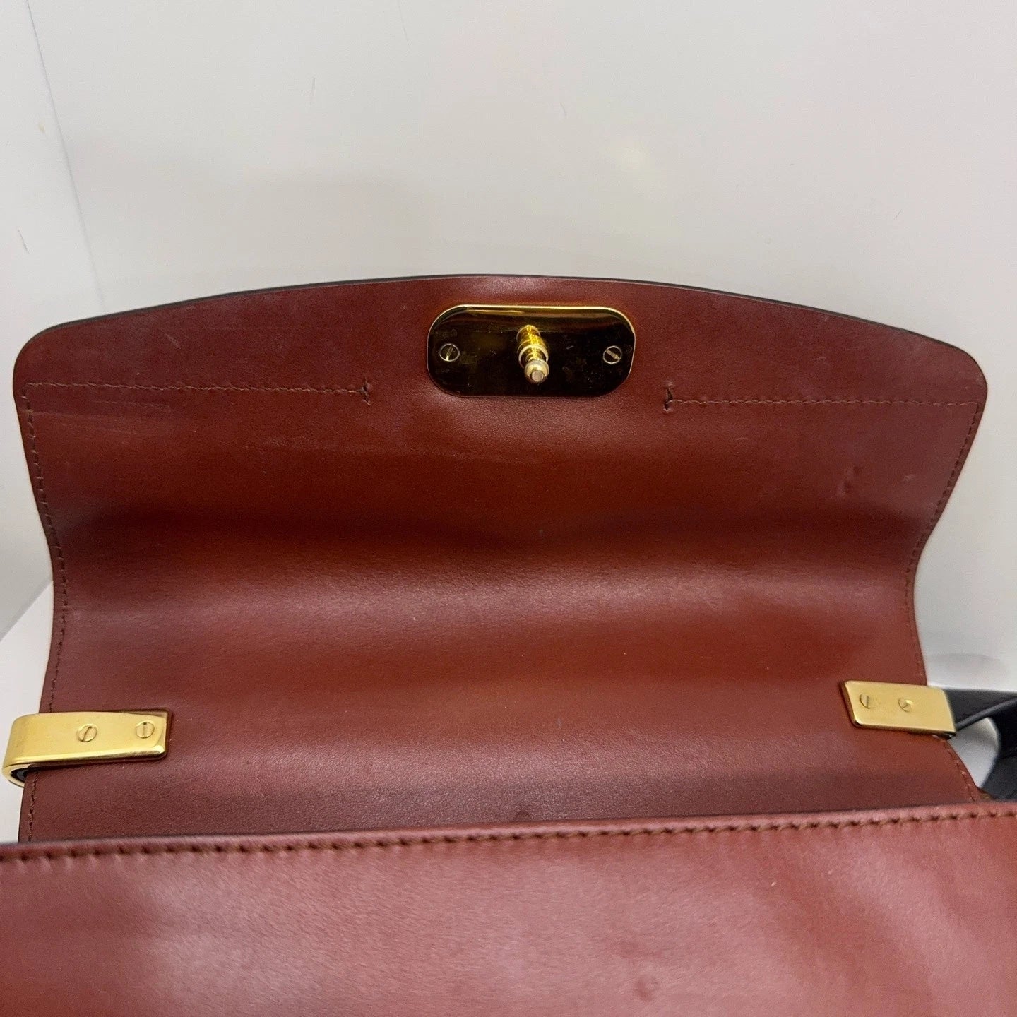 Chloe C Bag Women's Brown Red Patchwork Shoulder Crossbody Handbag