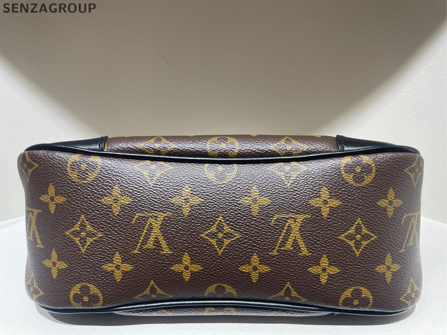 Louis Vuitton Monogram Black Horn Chain Shoulder Crossbody Bag Brown M45831