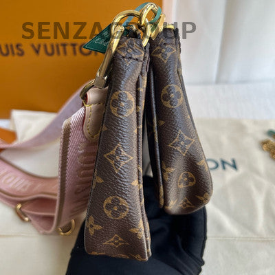 Louis Vuitton Monogram Multi-Pochette Accessoires Crossbody Bag Brown