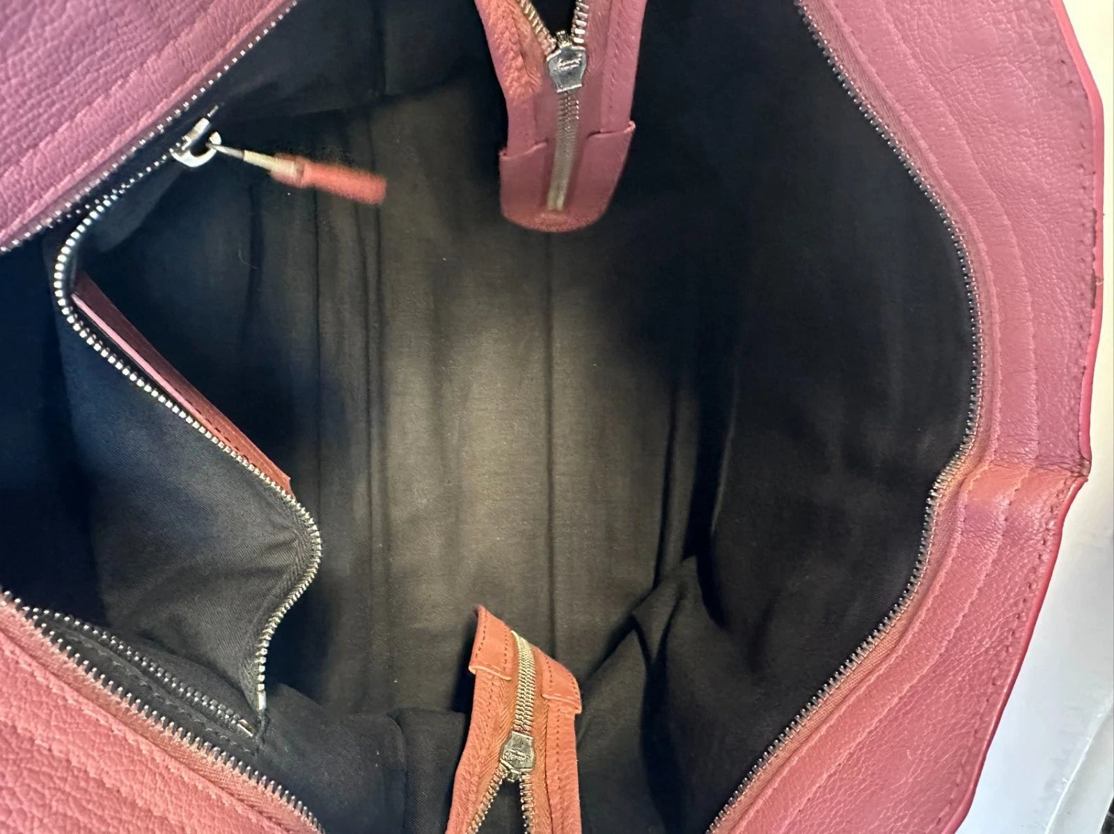 SJ0001 Balenciaga Classic City Handbag Burgundy Deep Plum