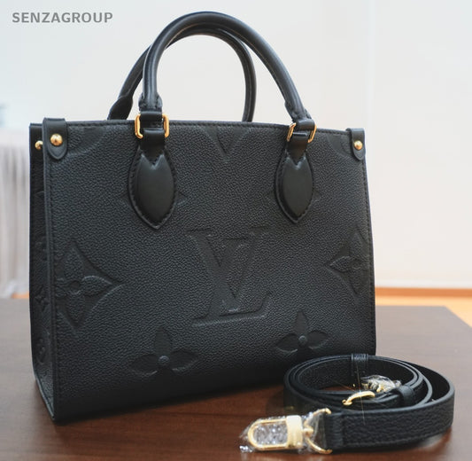 LOUIS VUITTON ON THE GO PM black Monogram Empriente Almost Brand New