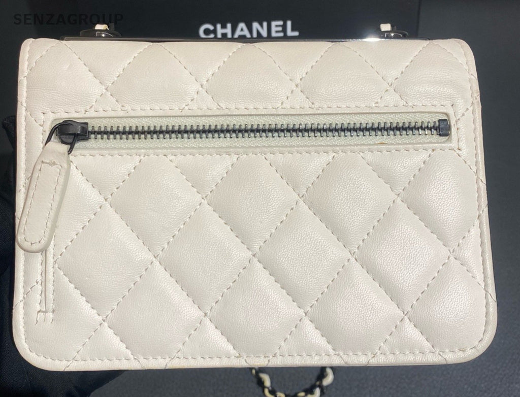 Chanel Trendy CC Chain Shoulder Bag White Black Women Classic Designer