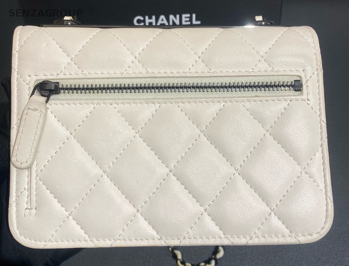 Chanel Trendy CC Chain Shoulder Bag White Black Women Classic Designer