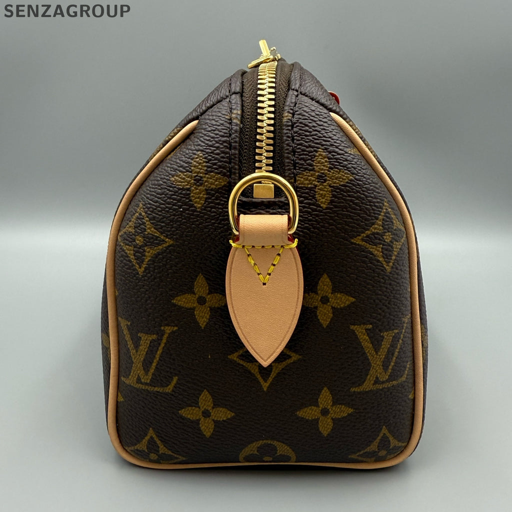 Louis Vuitton Speedy 20 Monogram Handbag Brown Classic Women's Bag