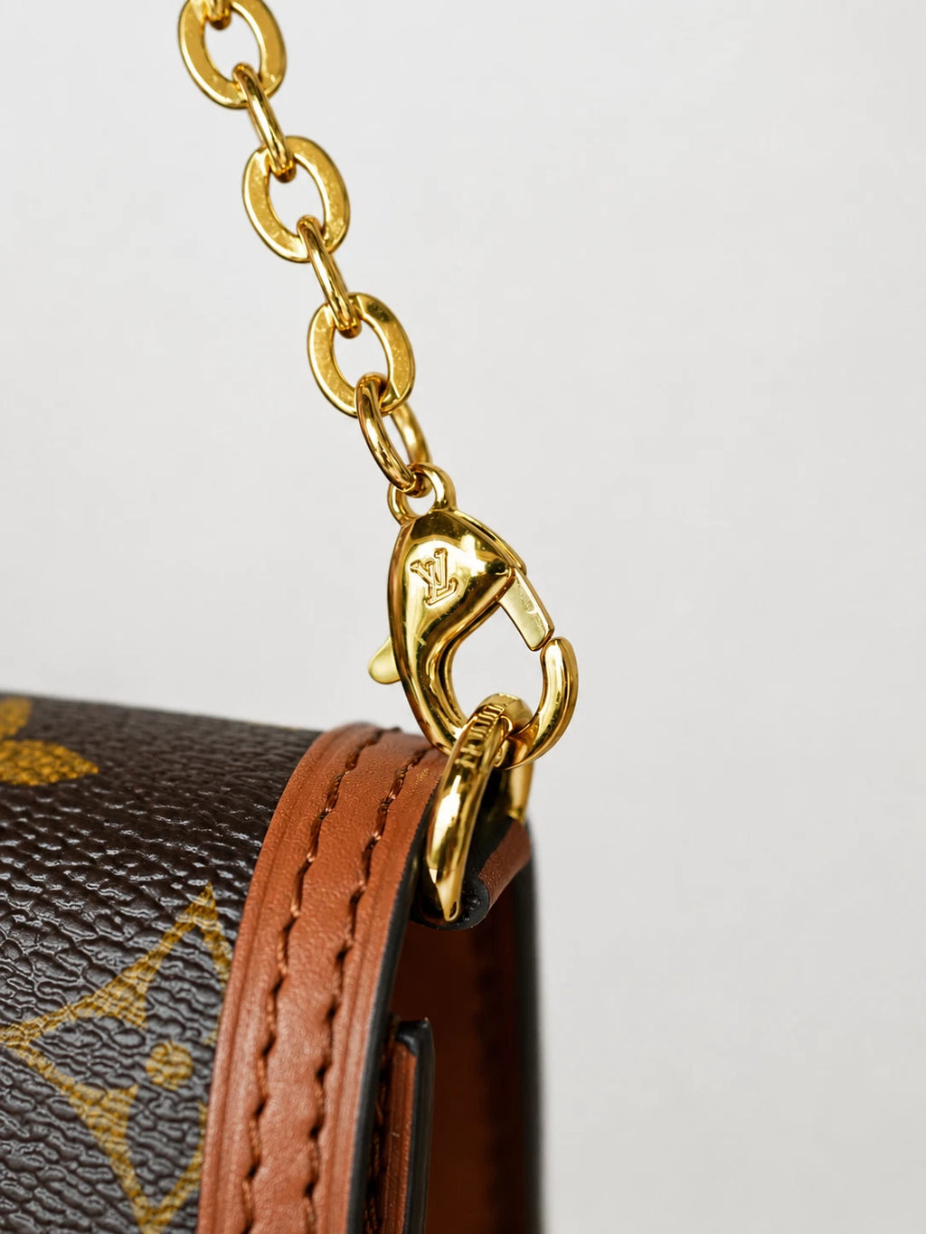 Louis Vuitton Shoulder Bag Monogram Canvas Brown Dauphine OS M68746