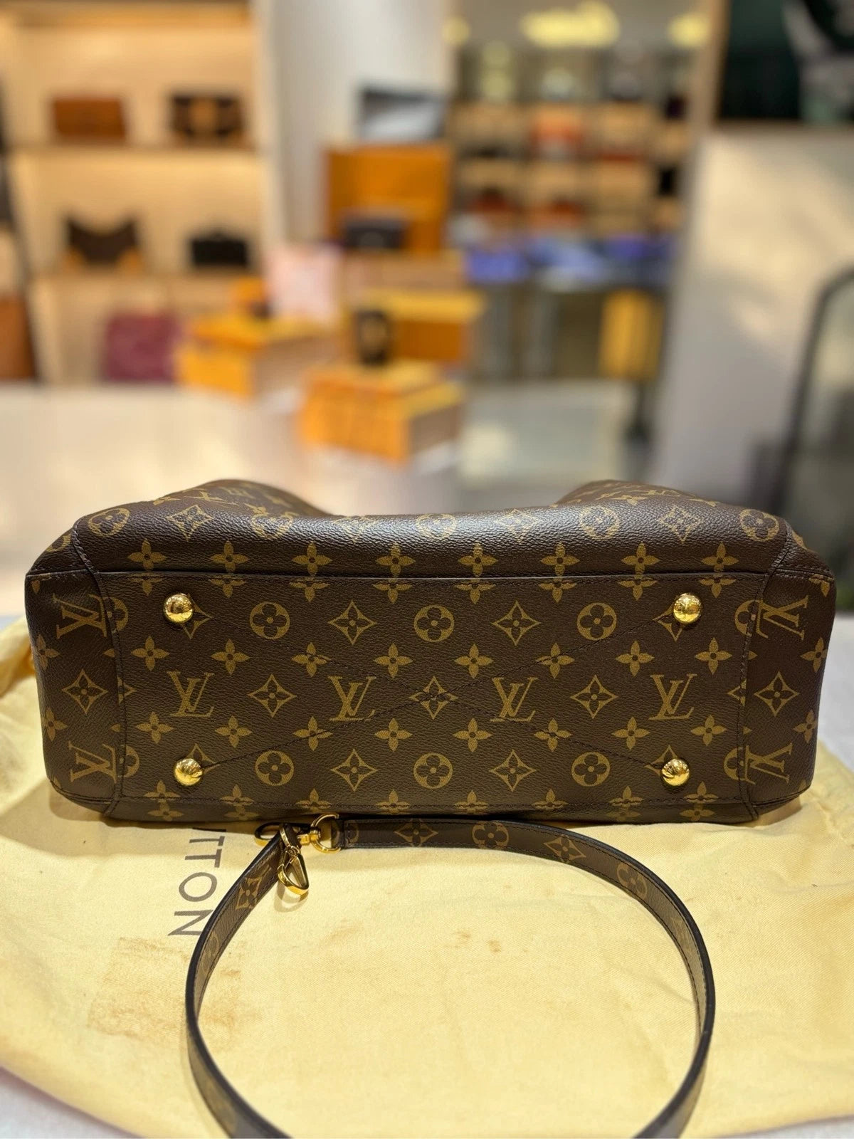 Louis Vuitton Monogram Large Montaigne Shoulder Handbag For Women