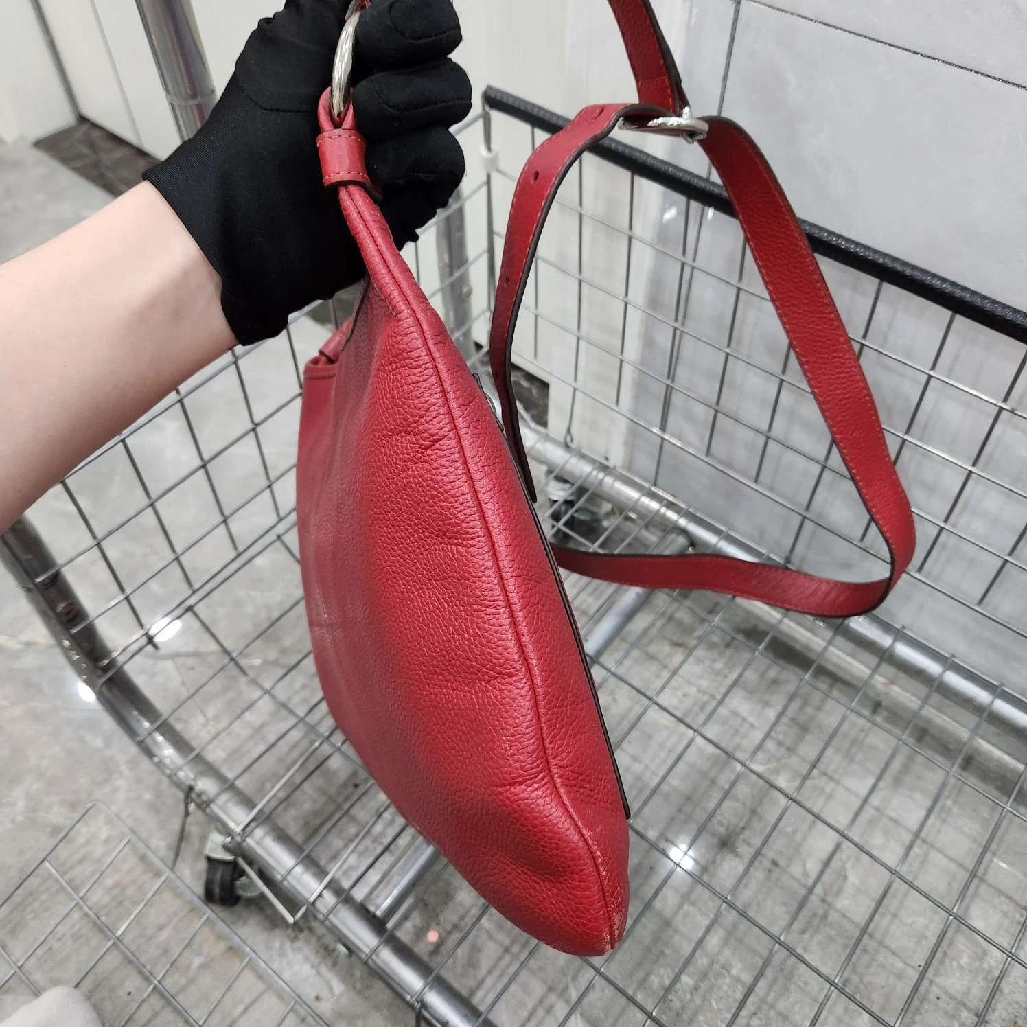 Coach Red Handbag Shoulder Crossbody For Women