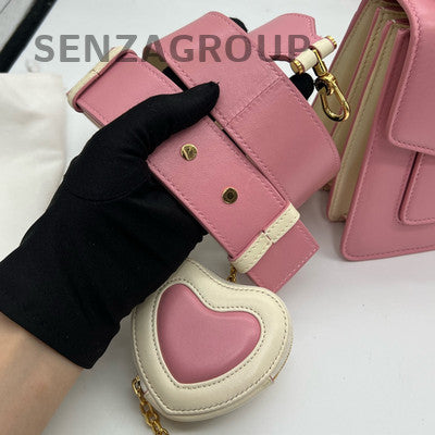 Bvlgari Serpenti Forever Accordion Bag Pink Gold Top Handle Crossbody