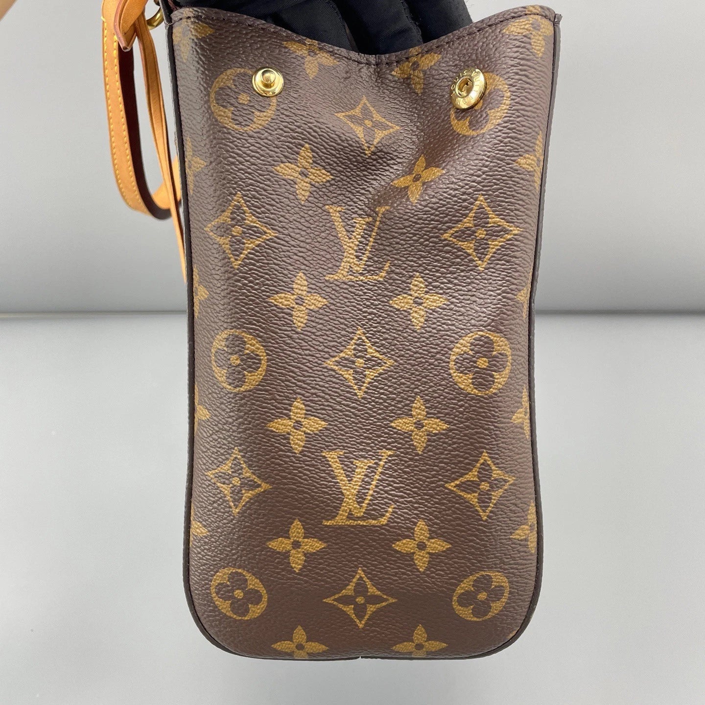Louis Vuitton Cluny MM Monogram Canvas Crossbody Bag Brown Women