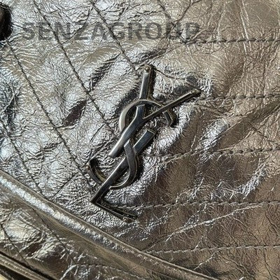 YSL Saint Laurent Niki Medium Black Chain Shoulder Crossbody Bag