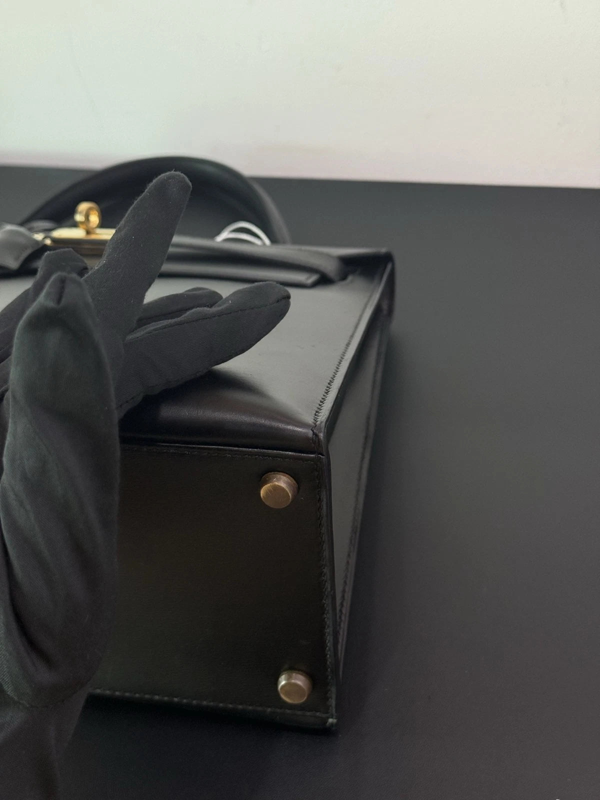 Hermès Kelly 28 Handbag Black Women Classic