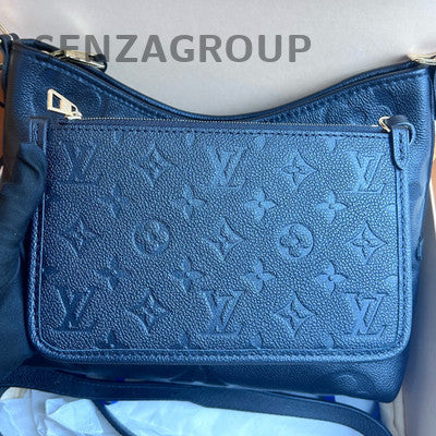 Louis Vuitton Carryall Small Black Leather Shoulder Crossbody Bag Women