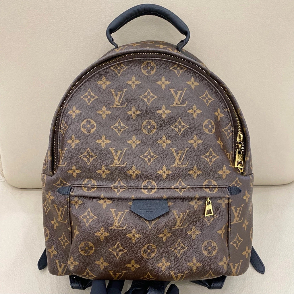 Louis Vuitton Palm Springs Monogram Brown Gold Backpack Excellent