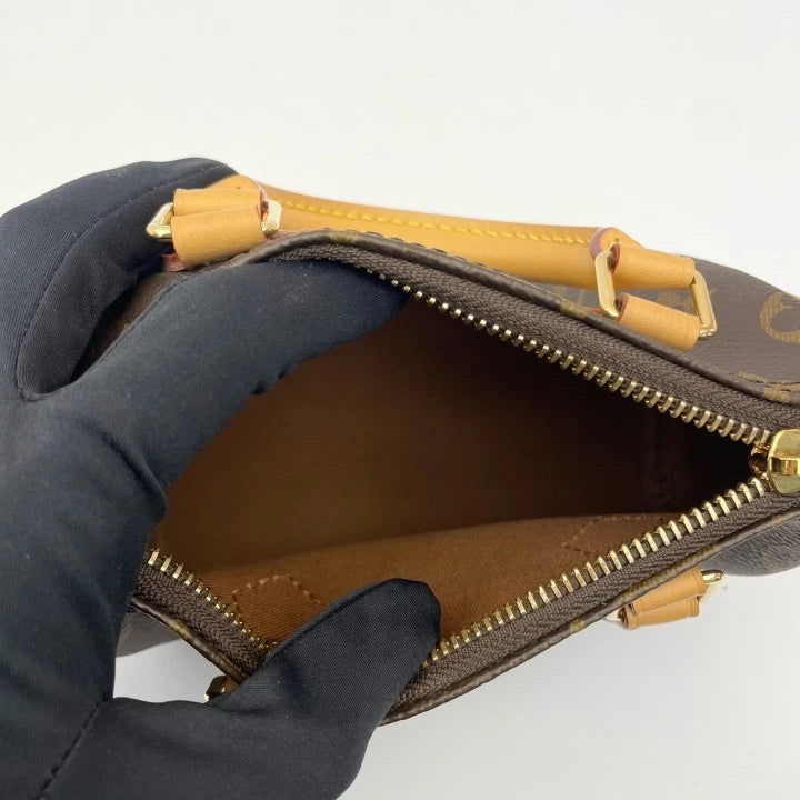 Louis Vuitton Canvas Speedy Nano Handbag For Women