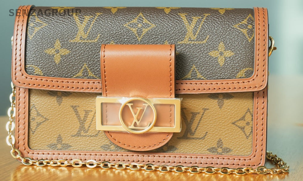 Louis Vuitton Shoulder Bag  Monogram Brown Dauphine OS M68746