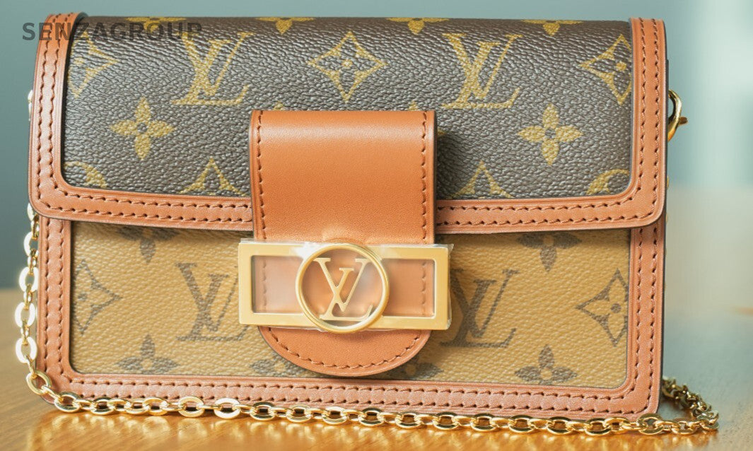 Louis Vuitton Shoulder Bag  Monogram Brown Dauphine OS M68746