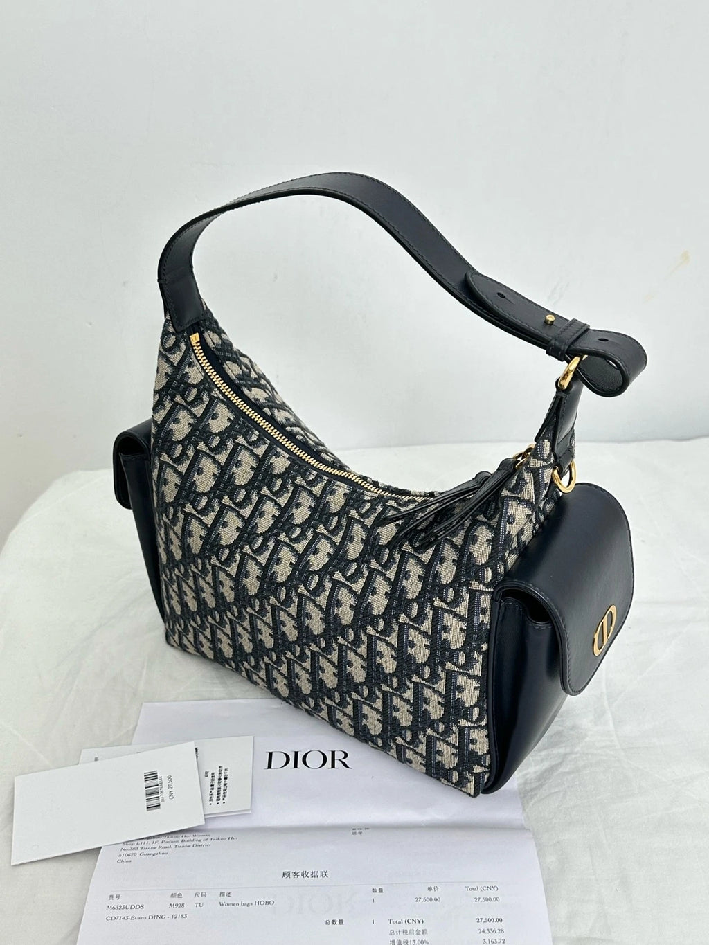 Dior D-Dream Oblique Monogram Canvas Lunch Box Bag For Women