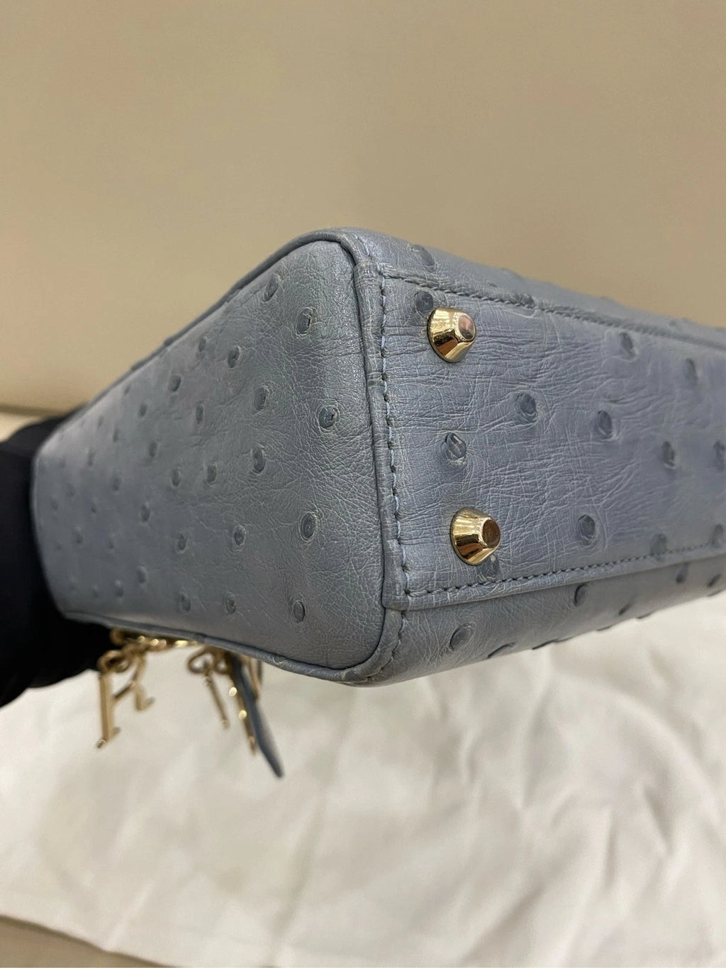 Dior Lady Dior Handbag Top Handle Excellent