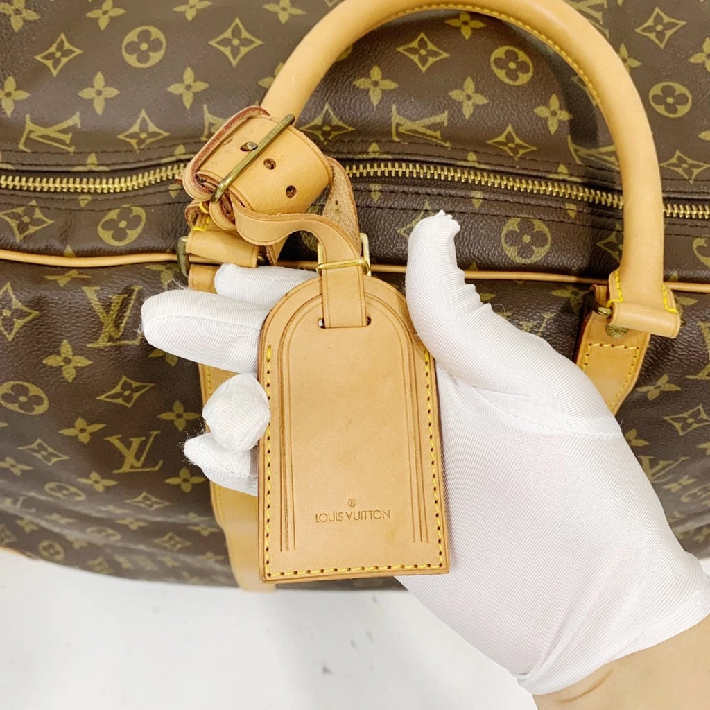 Louis Vuitton Sirius Monogram Handbag Brown Gold Unisex Adults Classic