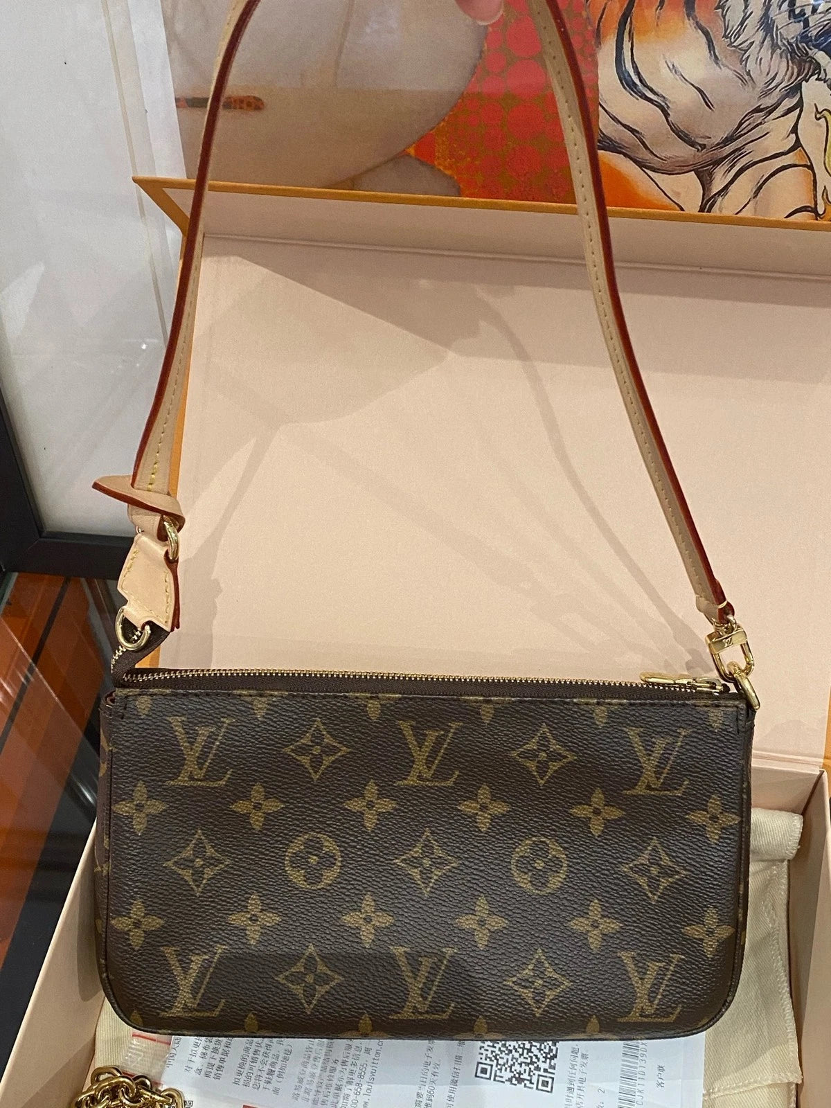 Louis Vuitton Large Mahjong Bag Women Shoulder Crossbody Bag