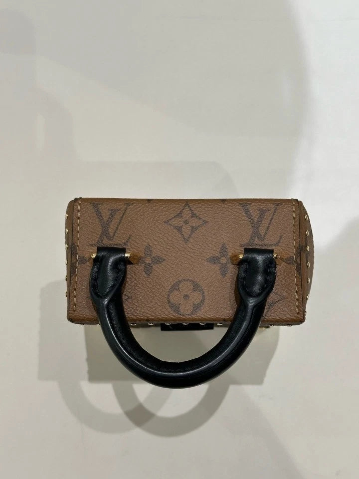 Louis Vuitton Canvas Camera Box Top Handle Bag For Women