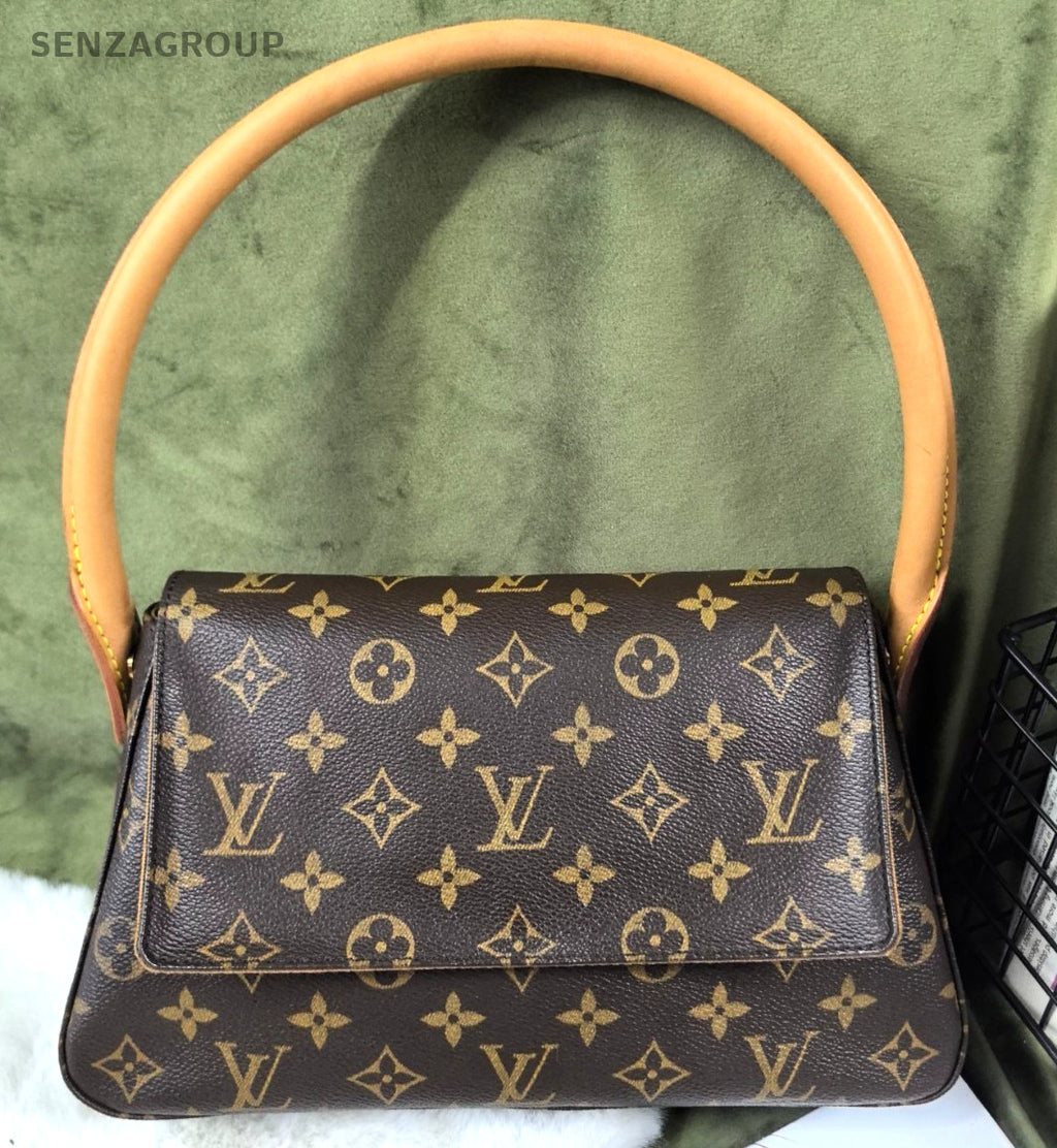 Louis Vuitton Looping PM Monogram Top Handle Shoulder bag Women Vintage Classic