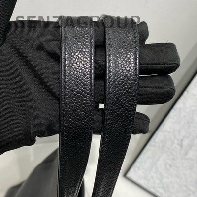 Chanel Tote Shoulder Bag Black Vintage Classic Women's Handbag