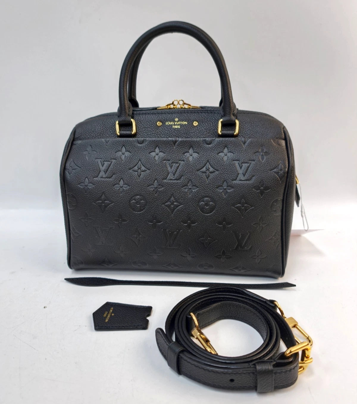 Louis Vuitton Speedy25 Monogram Empreinte Black Crossbody Excellent