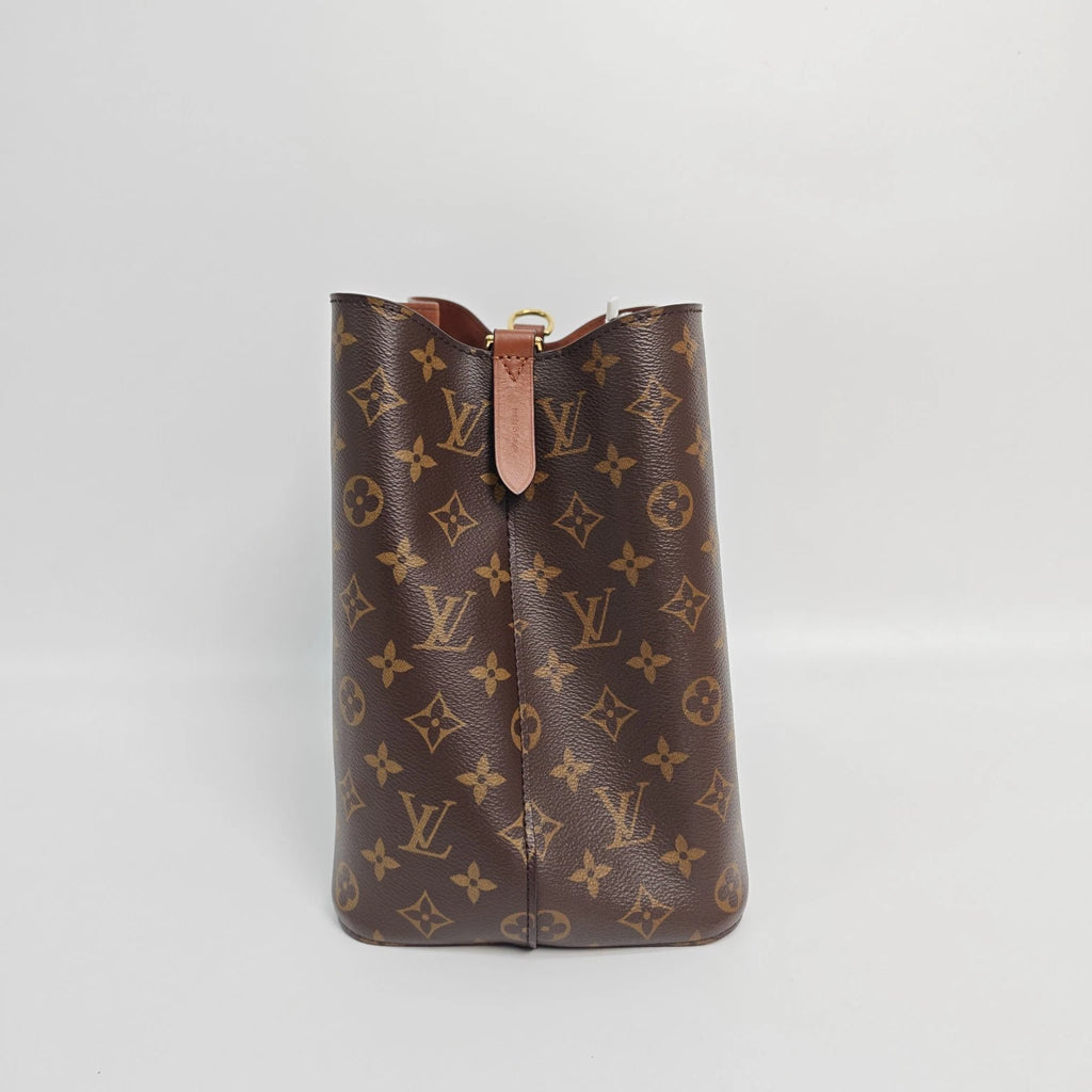 Louis Vuitton Monogram Brown Canvas Neonoe Bucket Bag For Women