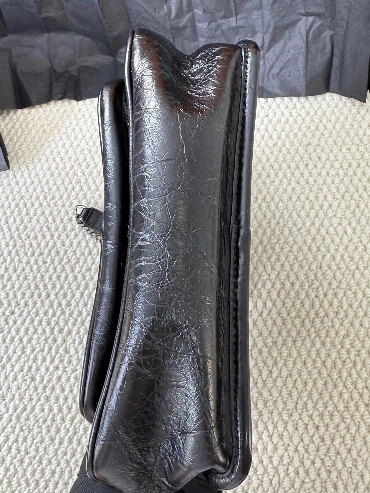 Saint Laurent Niki Leather Black Shoulder Bag Crossbody Excellent