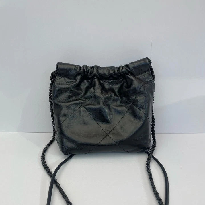 CHANEL 22Bag Mini Calfskin Tote Handbag For Women