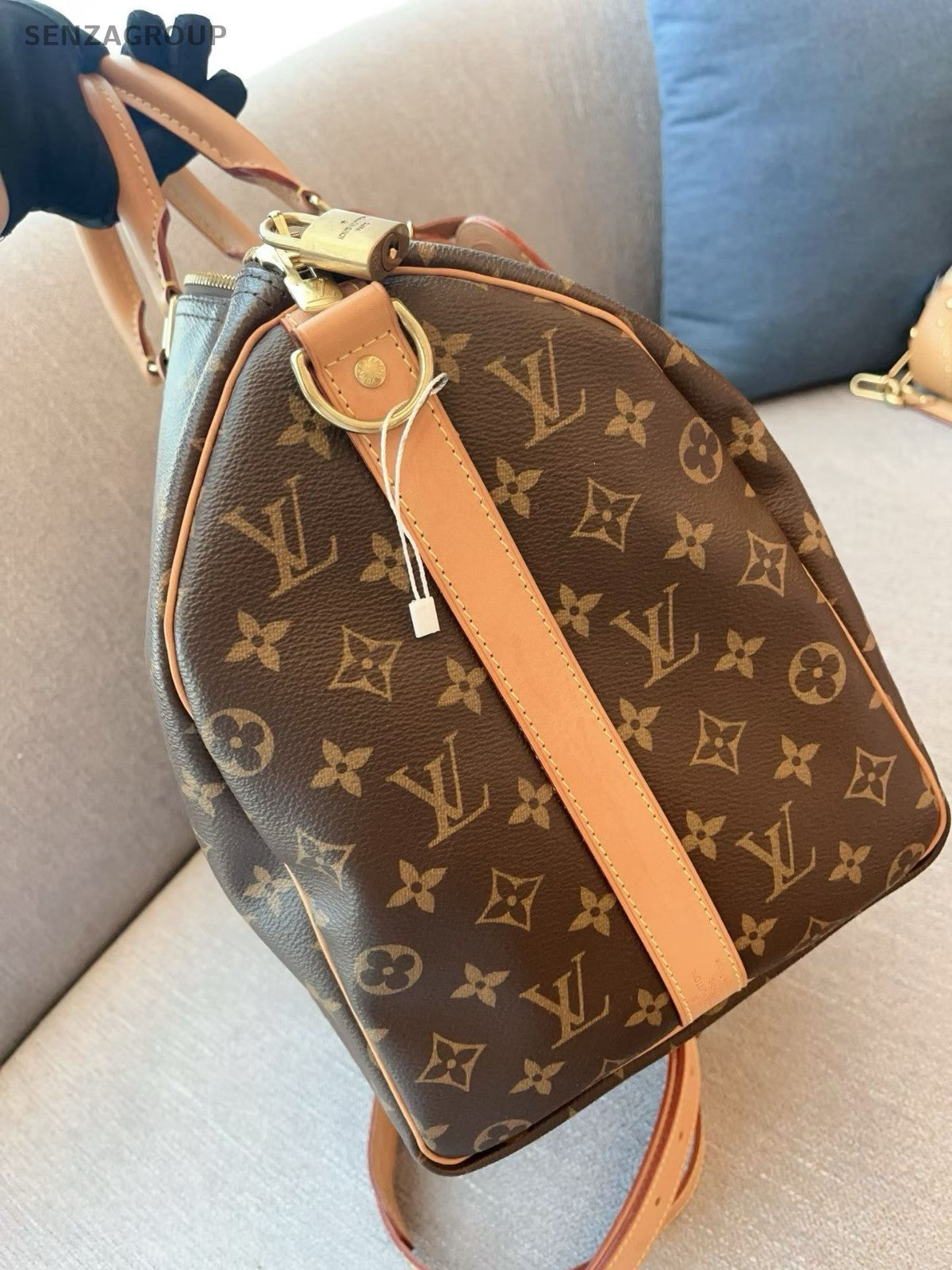 Louis Vuitton Keepall 45 Monogram 2WAY Shoulder Handbag Crossbody Brown