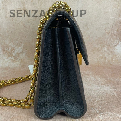 Louis Vuitton Victoire Black Monogram Chain Shoulder Crossbody Bag Women