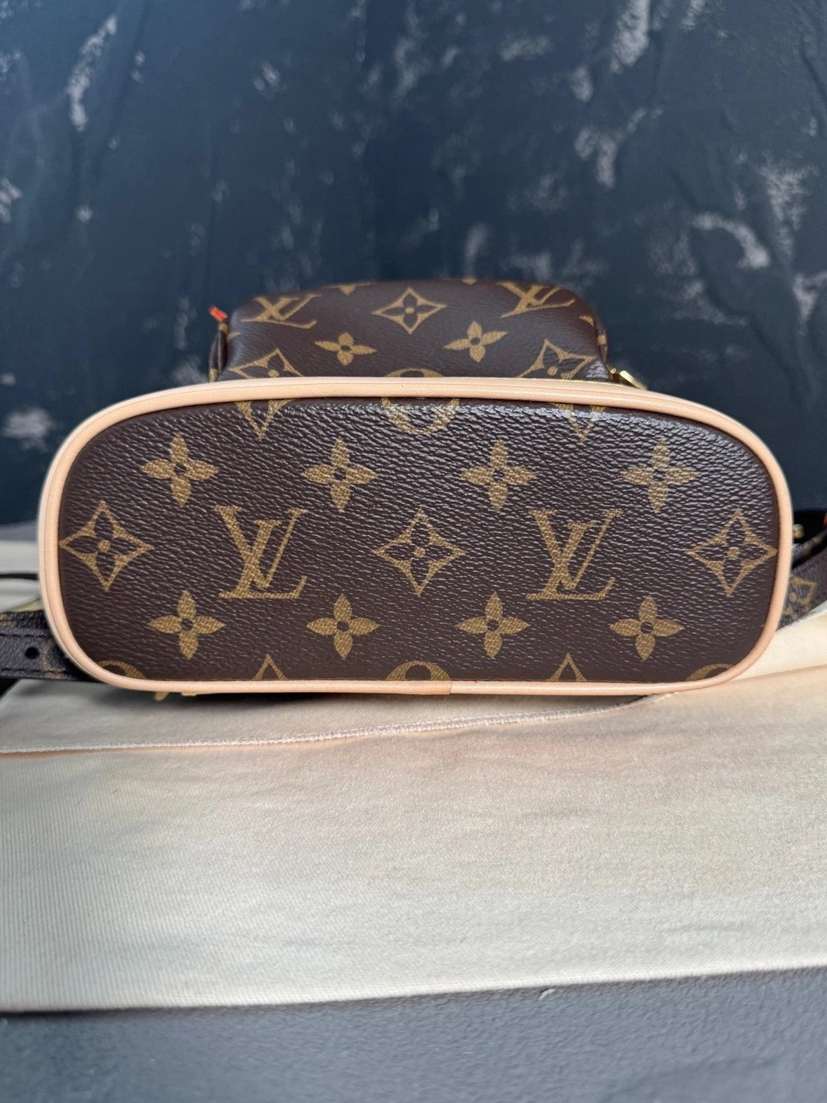 Louis Vuitton Montsouris Mini Monogram Canvas Backpack Women