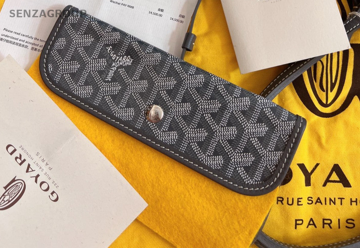 Goyard tote PM Classic Monogram Logo Gray Brand NEW