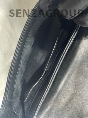 Saint Laurent Black Gold Hardware 2Way Tote Shoulder Bag Classic Women