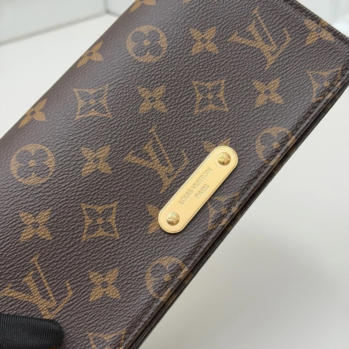 Louis Vuitton Lily WOC Monogram Chain Shoulder Crossbody Bag Brown Women
