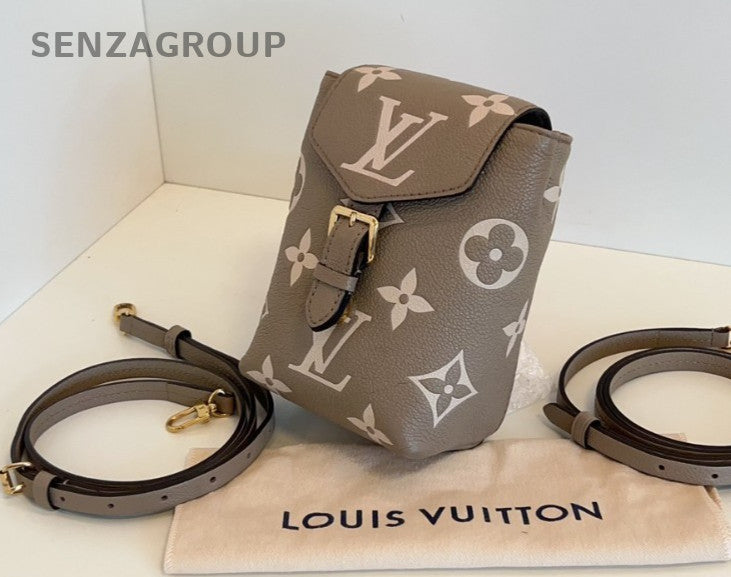 Louis Vuitton Tiny Backpack mini Elephant Grey Shoulder bag Almost BRAND NEW